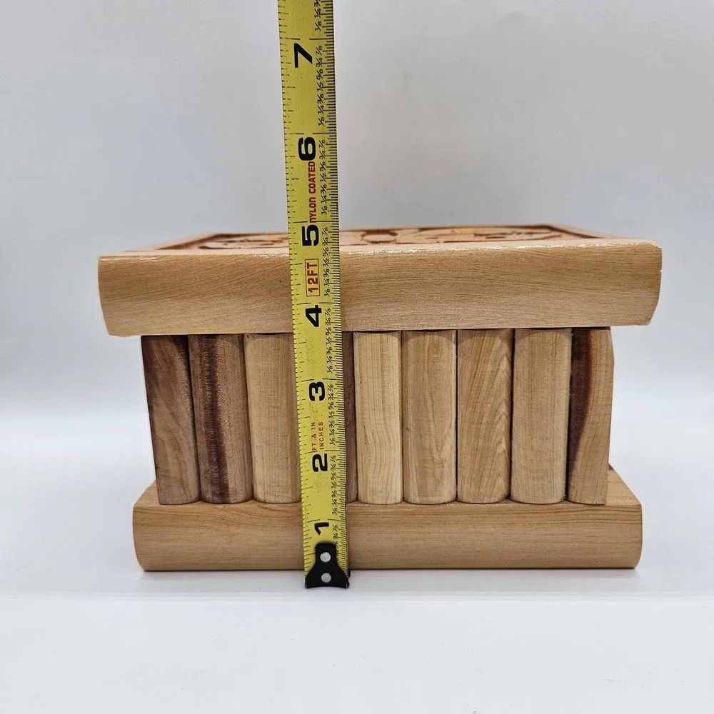 Handmade wooden secret